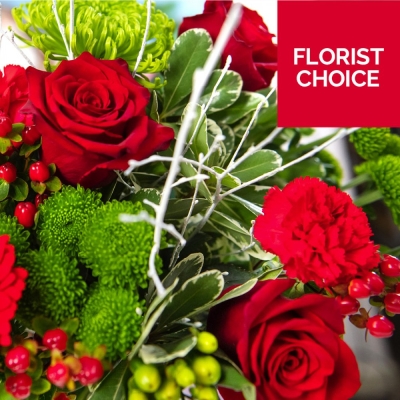 Christmas Florist choice Handtied Bouquet