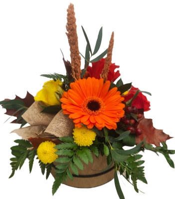 Florist choice Autumn Hat Box